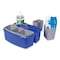 Storex Large Caddy with Sorting Cups, Blue, 2PK 00985U02C - alternate 3